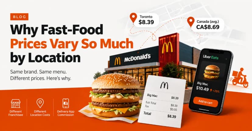 Why the Same McDonald's Burger Costs Different Amounts a Mile Apart